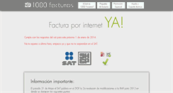 Desktop Screenshot of 1000facturas.com